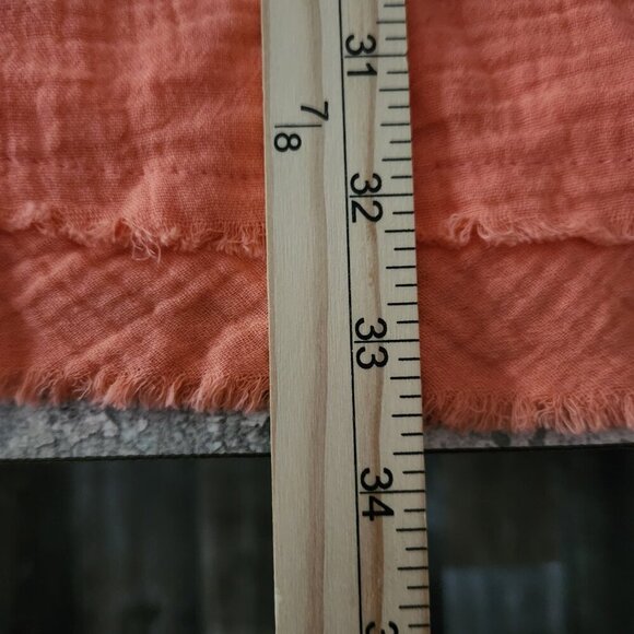 Zenana Orange Oversized Mini Dress Cuffed Sleeve size Medium NWOT - Picture 7 of 7